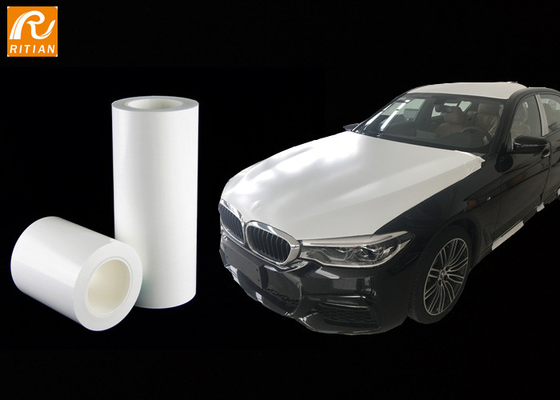Biała folia do owijania samochodu Folia ochronna do lakieru Taśma chroniąca przed promieniowaniem UV do świeżo malowanych powierzchni w samochodach