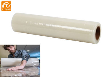 Usuwanie plastikowej folii ochronnej, rolki folii laminowanej PE na twarde powierzchnie