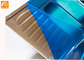 Niebieska, przezroczysta folia PE, odporna na zarysowania, żaroodporna szyba okienna, metalowa folia ochronna