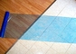 Folia ochronna do dywanów polietylenowych z nadrukiem, odporna na wilgoć, odporna na zarysowania, na podłogę