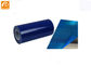 Niebieska folia ochronna z blachy o grubości 50 mikronów z materiałem polietylenowym